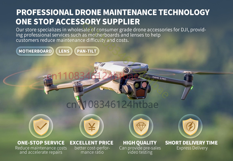 Dji Drone Air 3 - ชุดแขนพร้อมมอเตอร์สำรองสำหรับโดรน DJI Air 3 ด้านหน้า ด้านหลัง