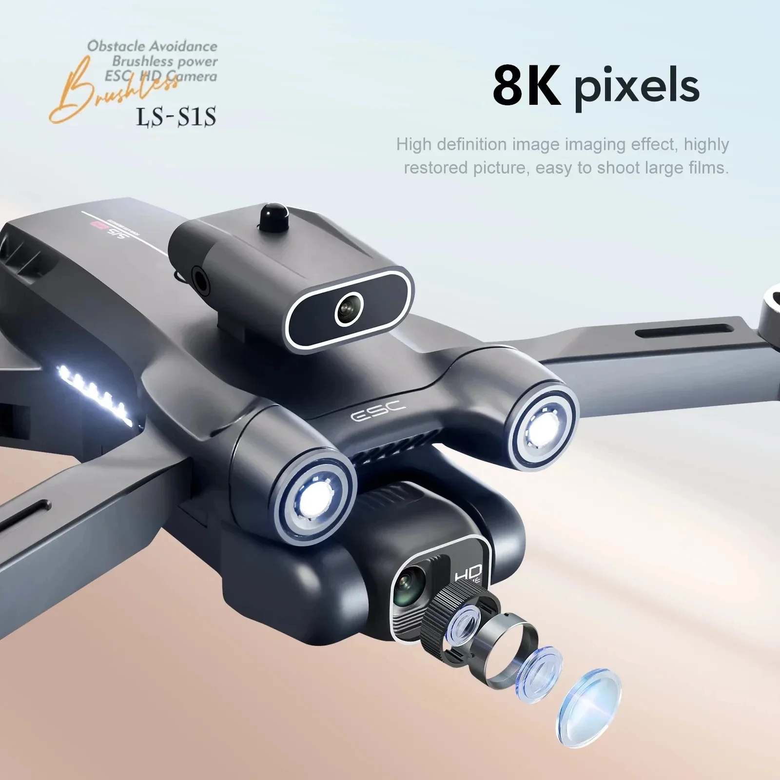 โดรนติด GPS 5G S1S ใหม่กล้องโด - Drone Camera 4K บทวิจารณ์และราคา