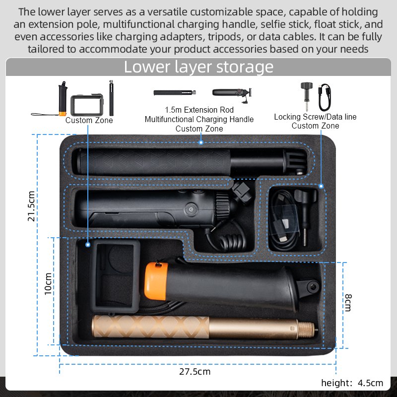 STARTRC 2 ชั้นแบบพกพากระเป๋าเด - Drone Camera Case บทวิจารณ์และราคา