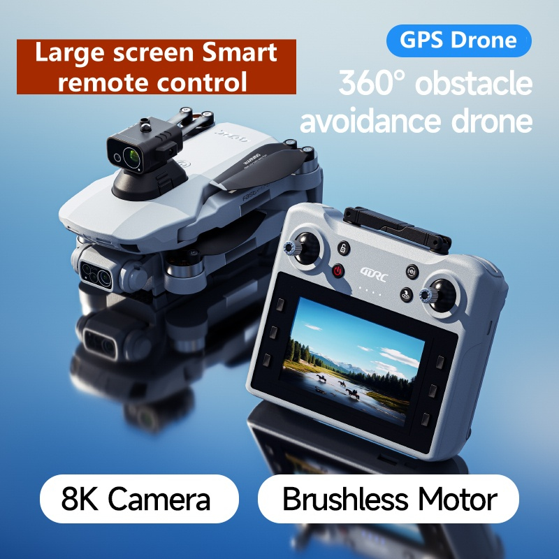 โดรนจอ GPS ระดับมืออาชีพ หลบหล - Drone Camera Professional บทวิจารณ์และราคา